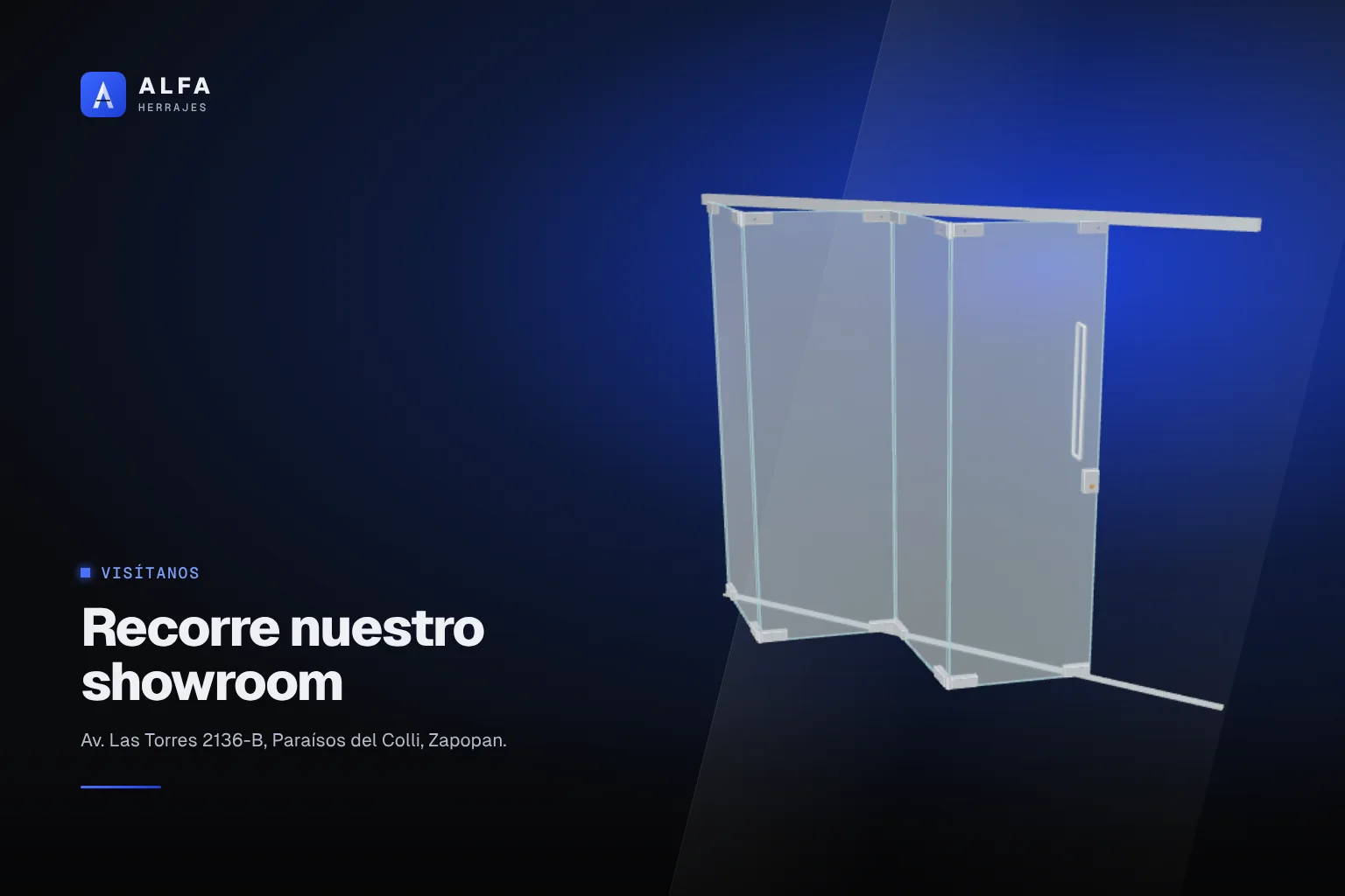 Clientes probando sistemas y herrajes en el showroom de ALFA Herrajes